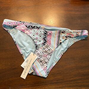 Nanette Lepore Multicolored Print Swimsuit Bottoms